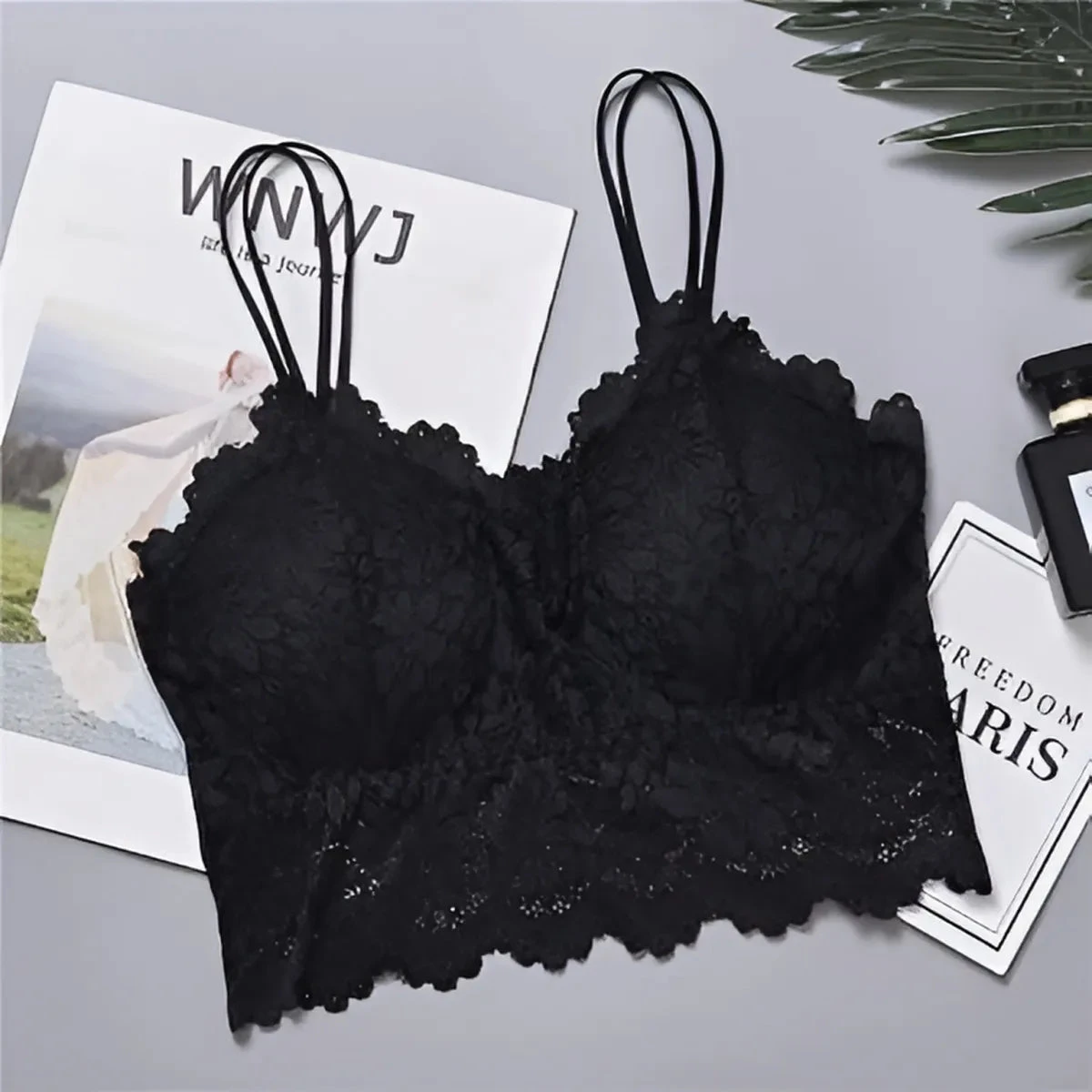 Lace V Neck Bralette - Image 14