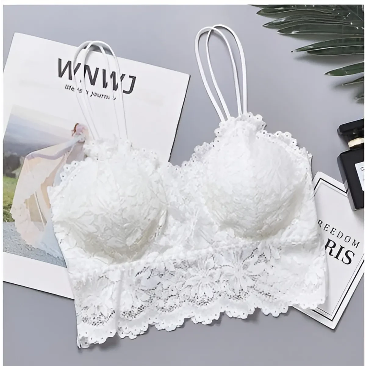 Lace V Neck Bralette - Image 18