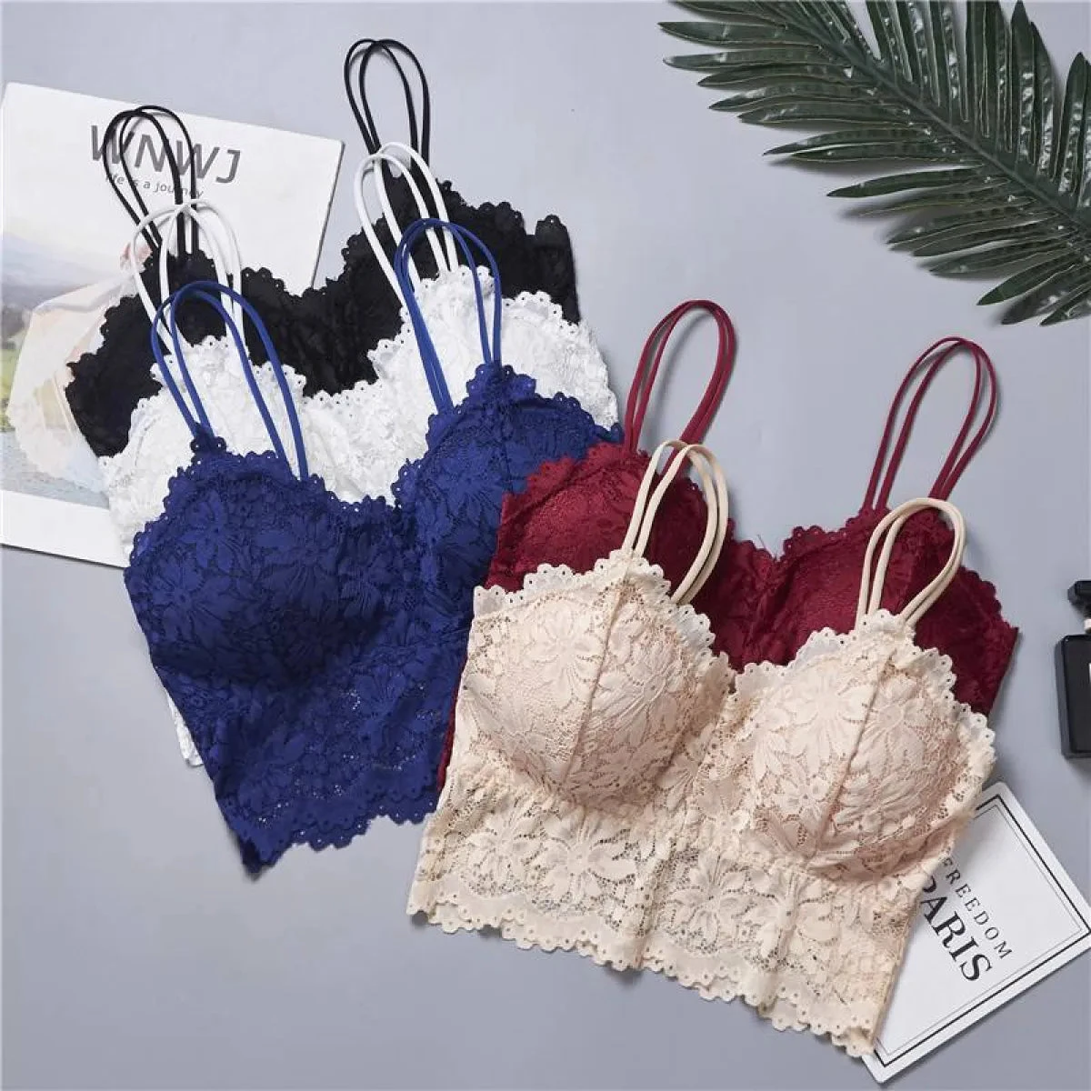 Lace V Neck Bralette - Image 5