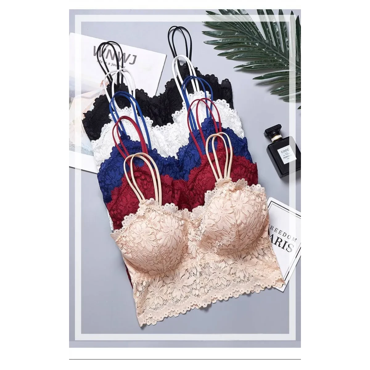 Lace V Neck Bralette - Image 8