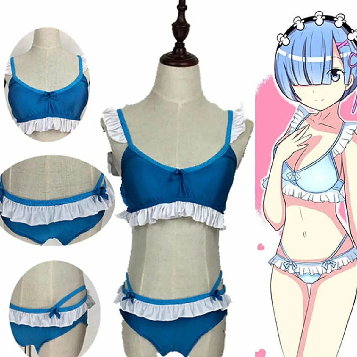 Ram Rem Cosplay Costume - Image 7