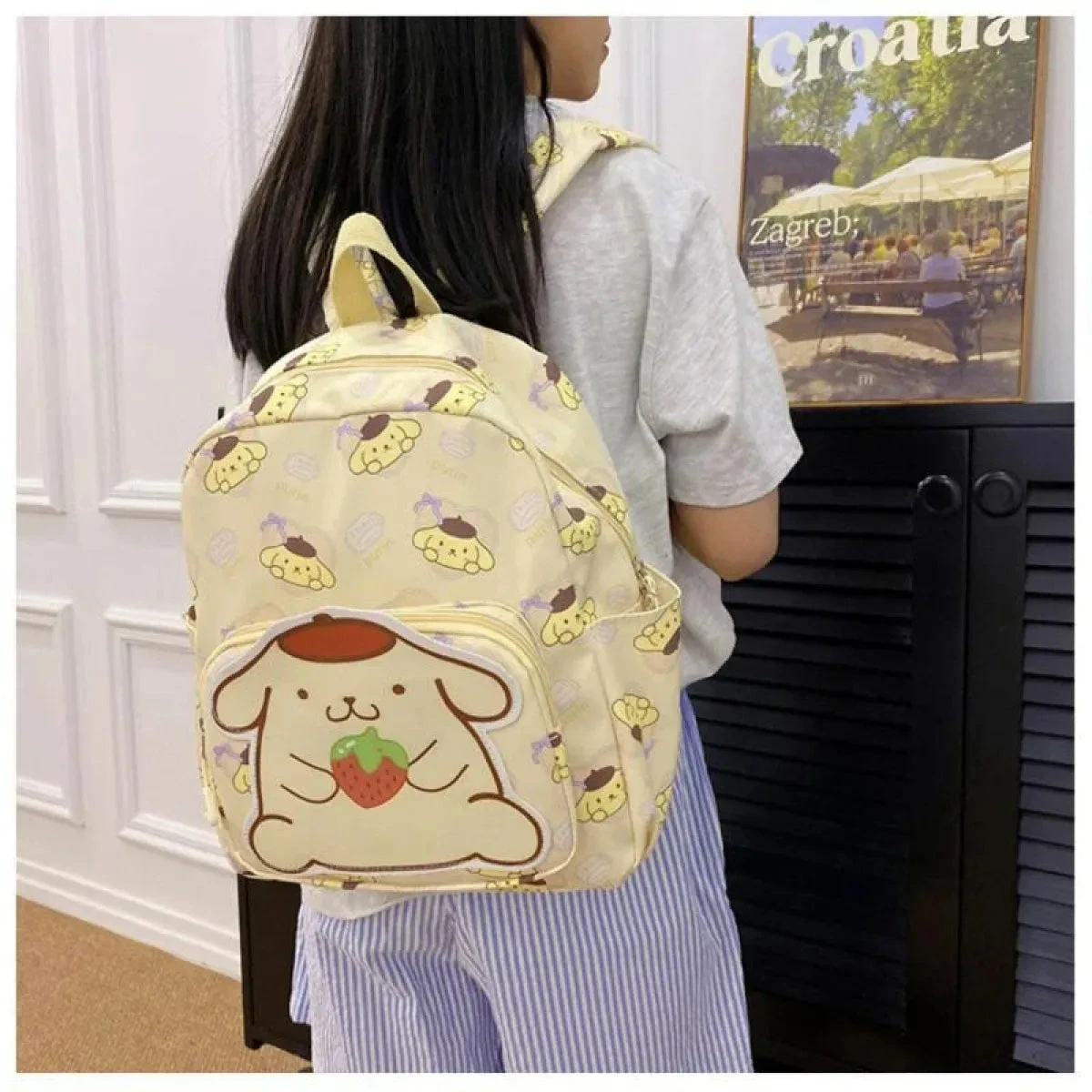 High-Capacity Sanrio Character Backpack - Cute & Functional - Image 6