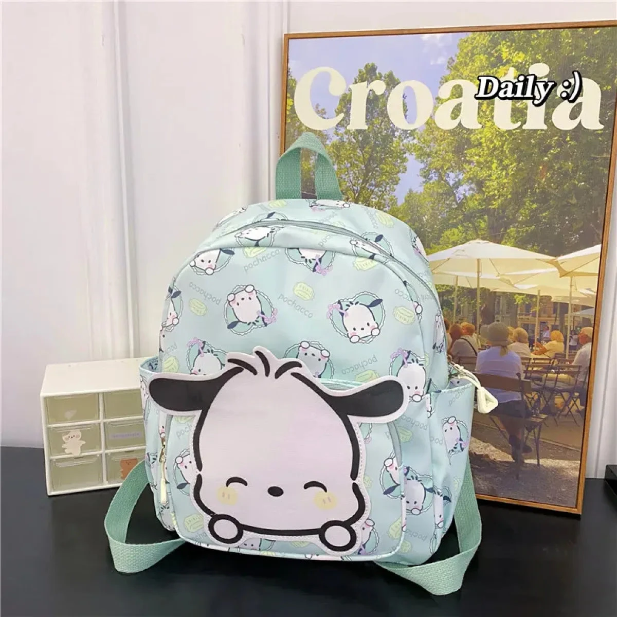 High-Capacity Sanrio Character Backpack - Cute & Functional - Image 8
