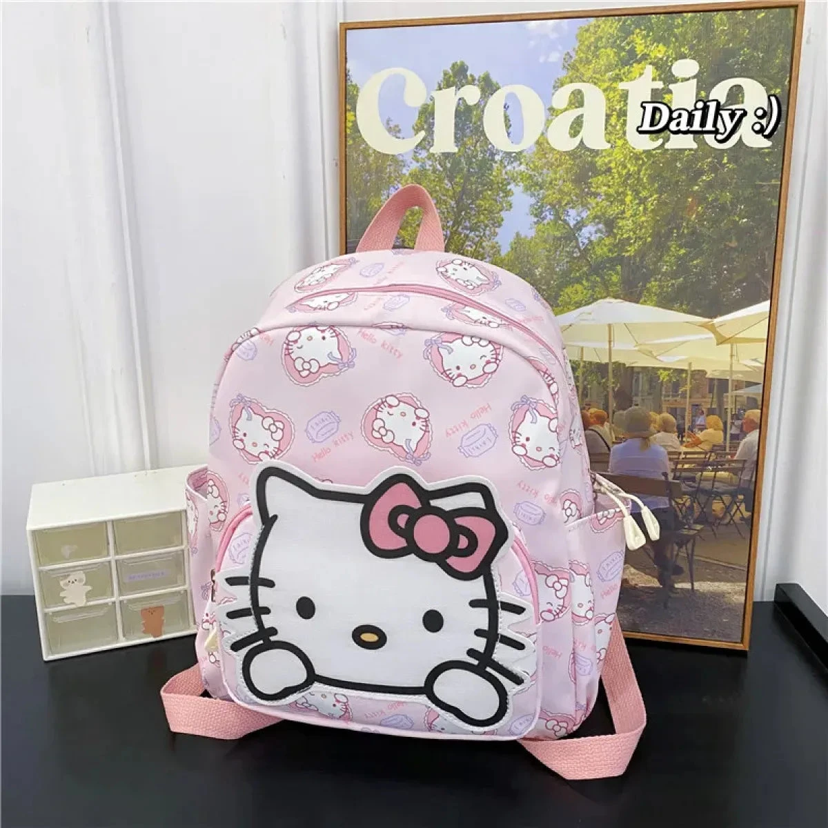 High-Capacity Sanrio Character Backpack - Cute & Functional - Image 10
