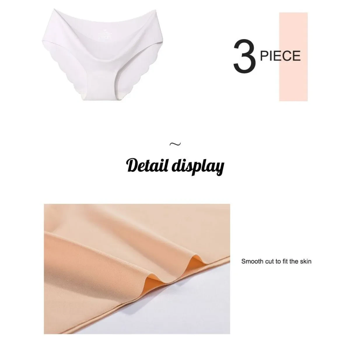 Low-Rise Seamless Panties Set - 3 Pcs - Image 15