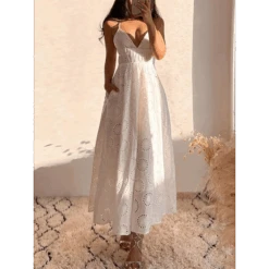 Sexy Backless Lace Dress