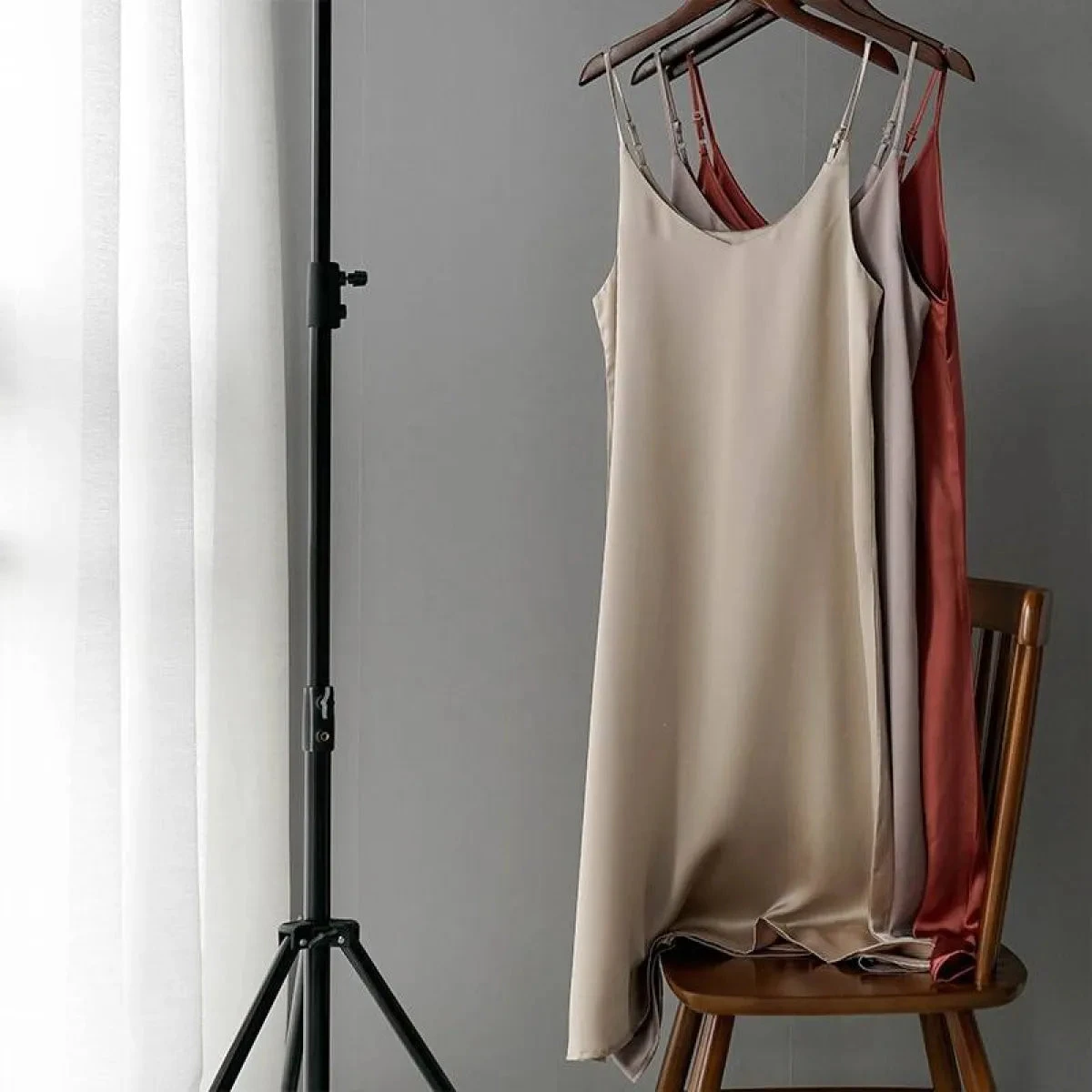 Silk Slip Dress - Image 10