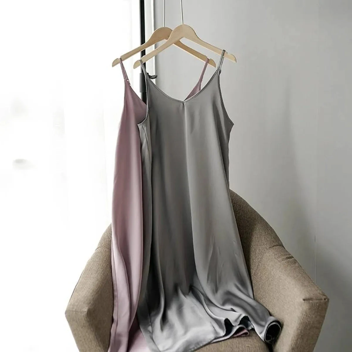 Silk Slip Dress - Image 16