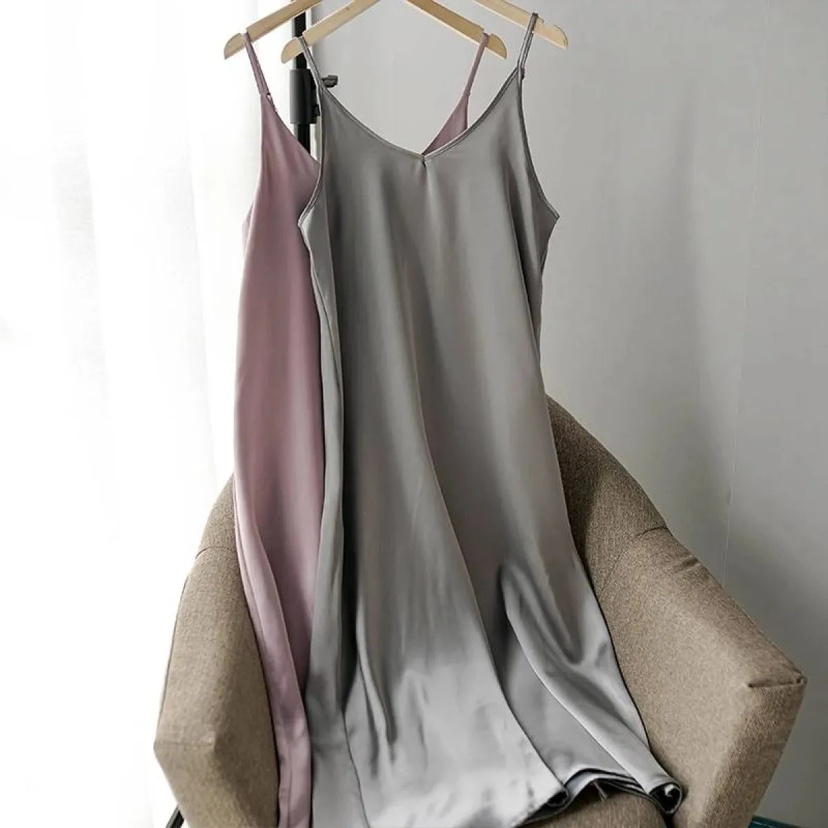 Silk Slip Dress - Image 18