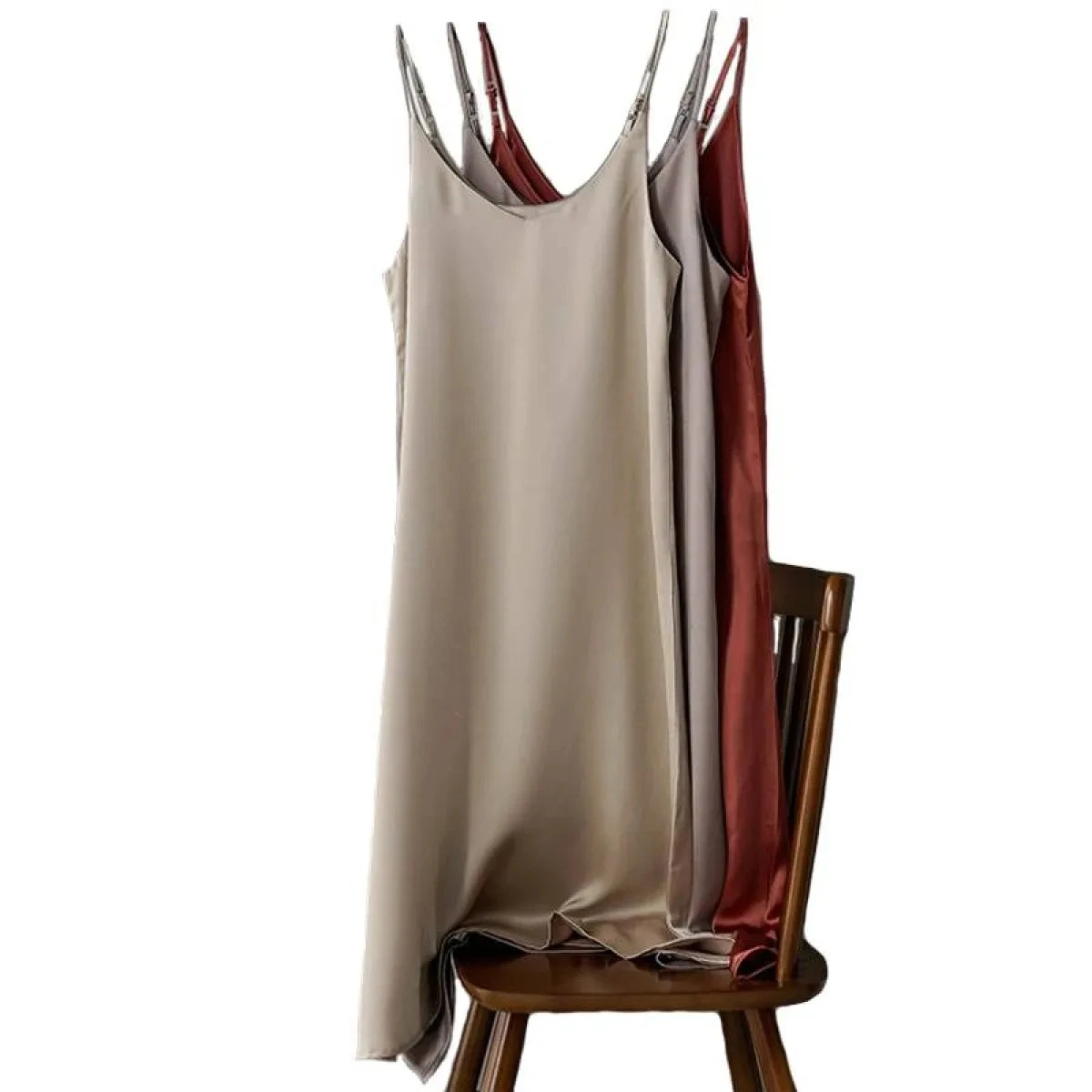 Silk Slip Dress - Image 2