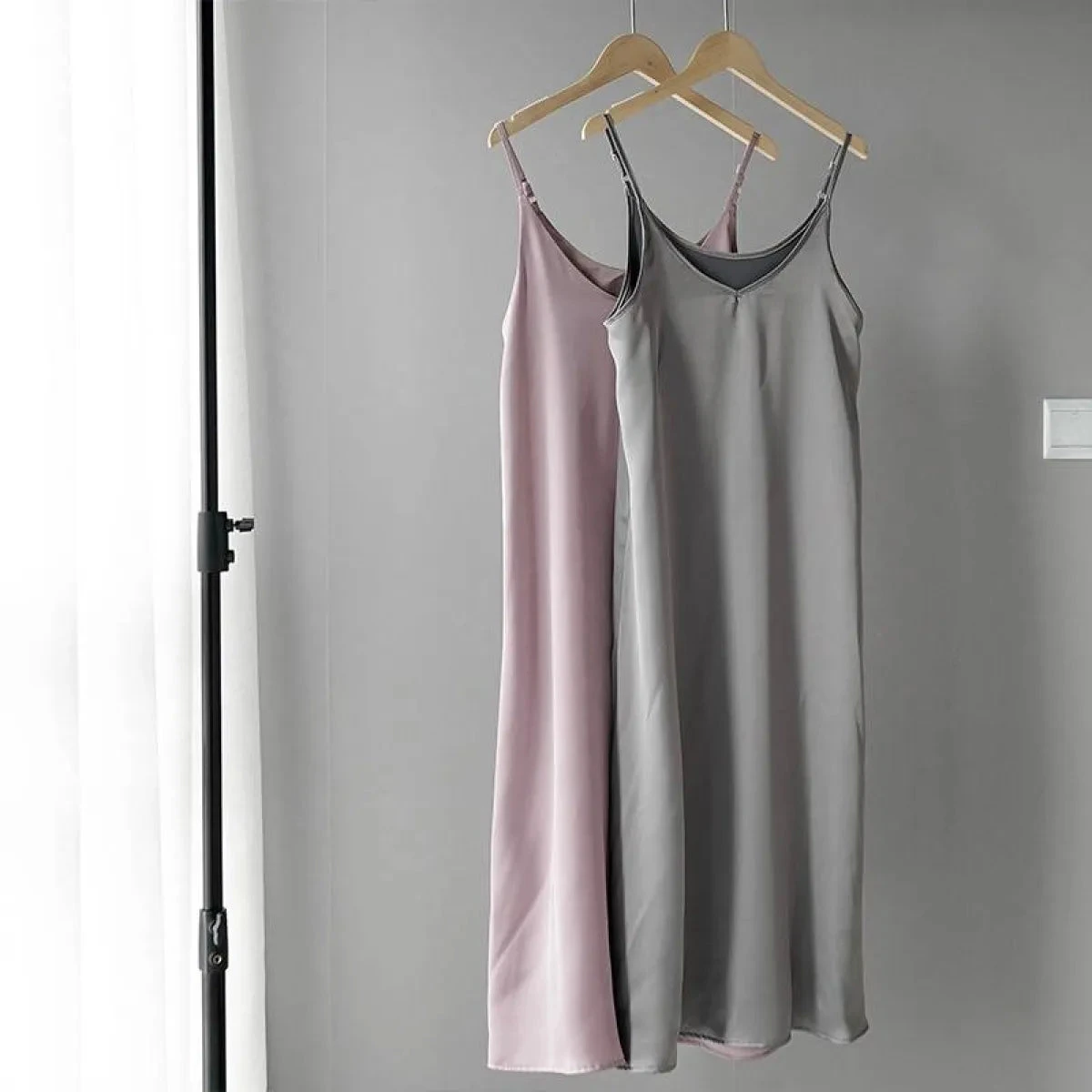 Silk Slip Dress - Image 9