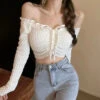 Slim Fit Sexy Blouse Top