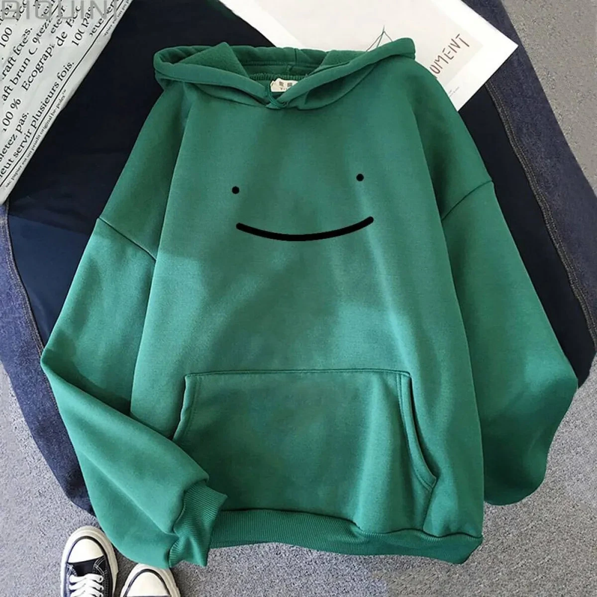 Smiley Printed Hoodie - Image 14