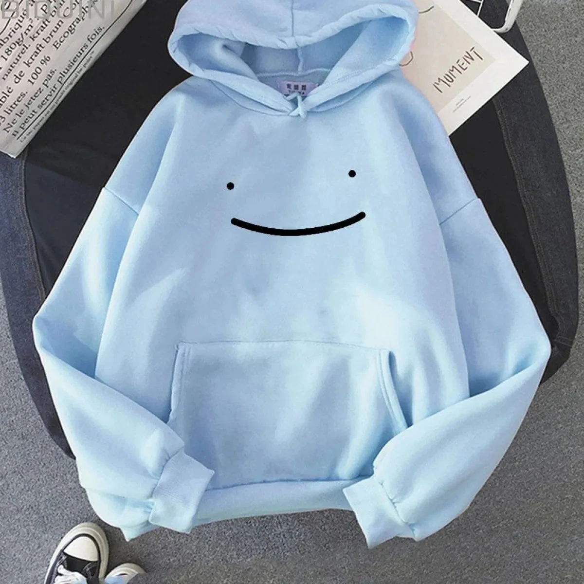 Smiley Printed Hoodie - Image 15