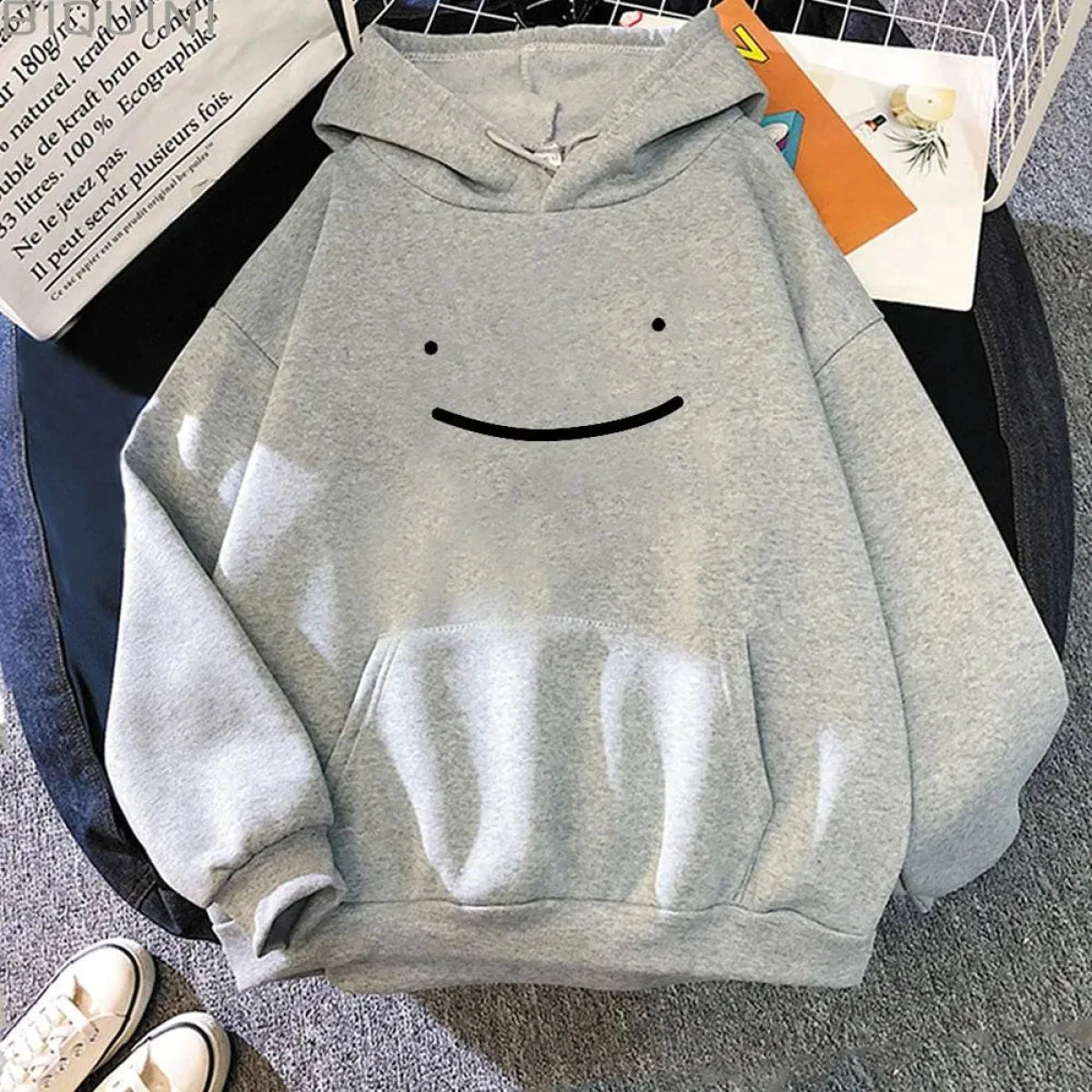 Smiley Printed Hoodie - Image 16