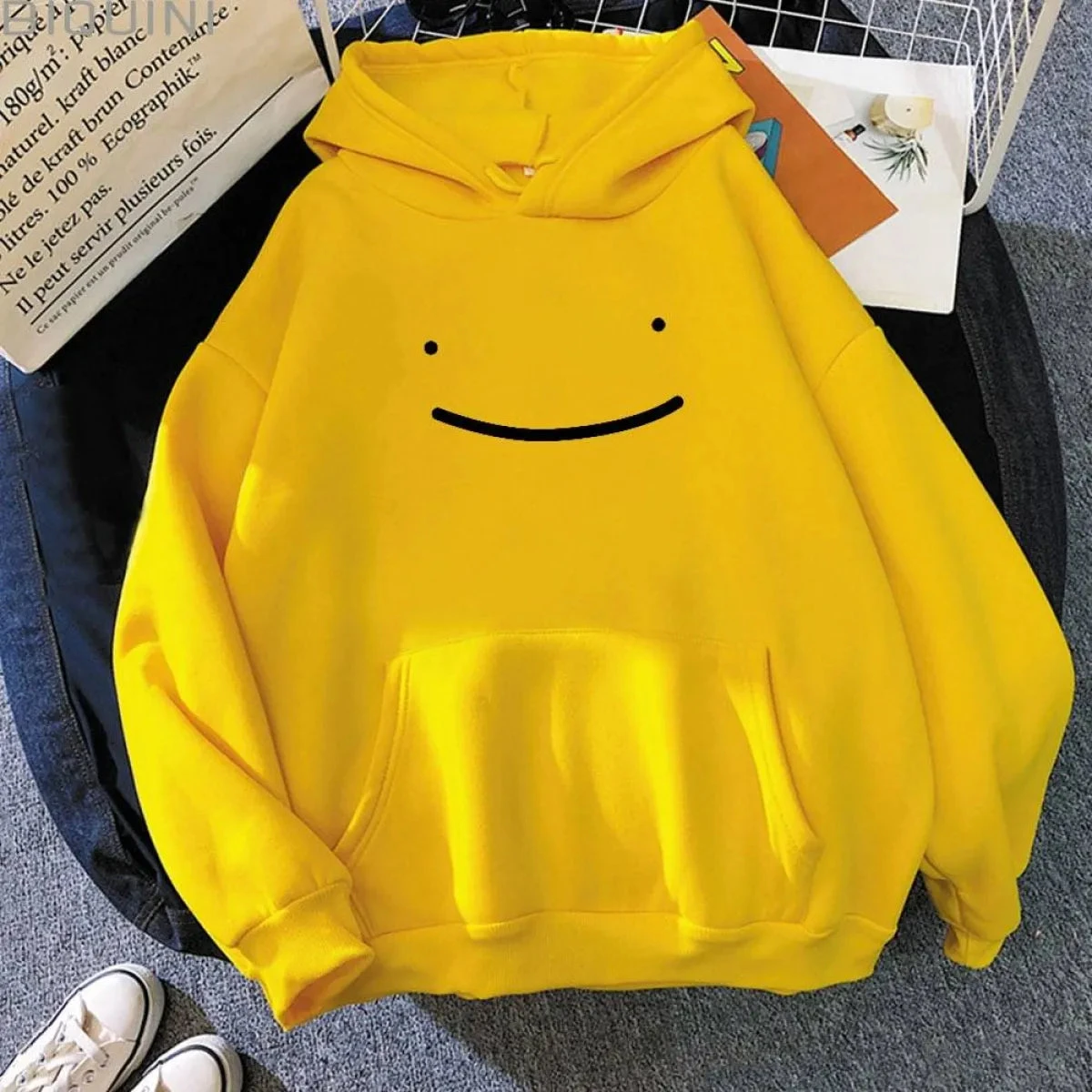 Smiley Printed Hoodie - Image 17