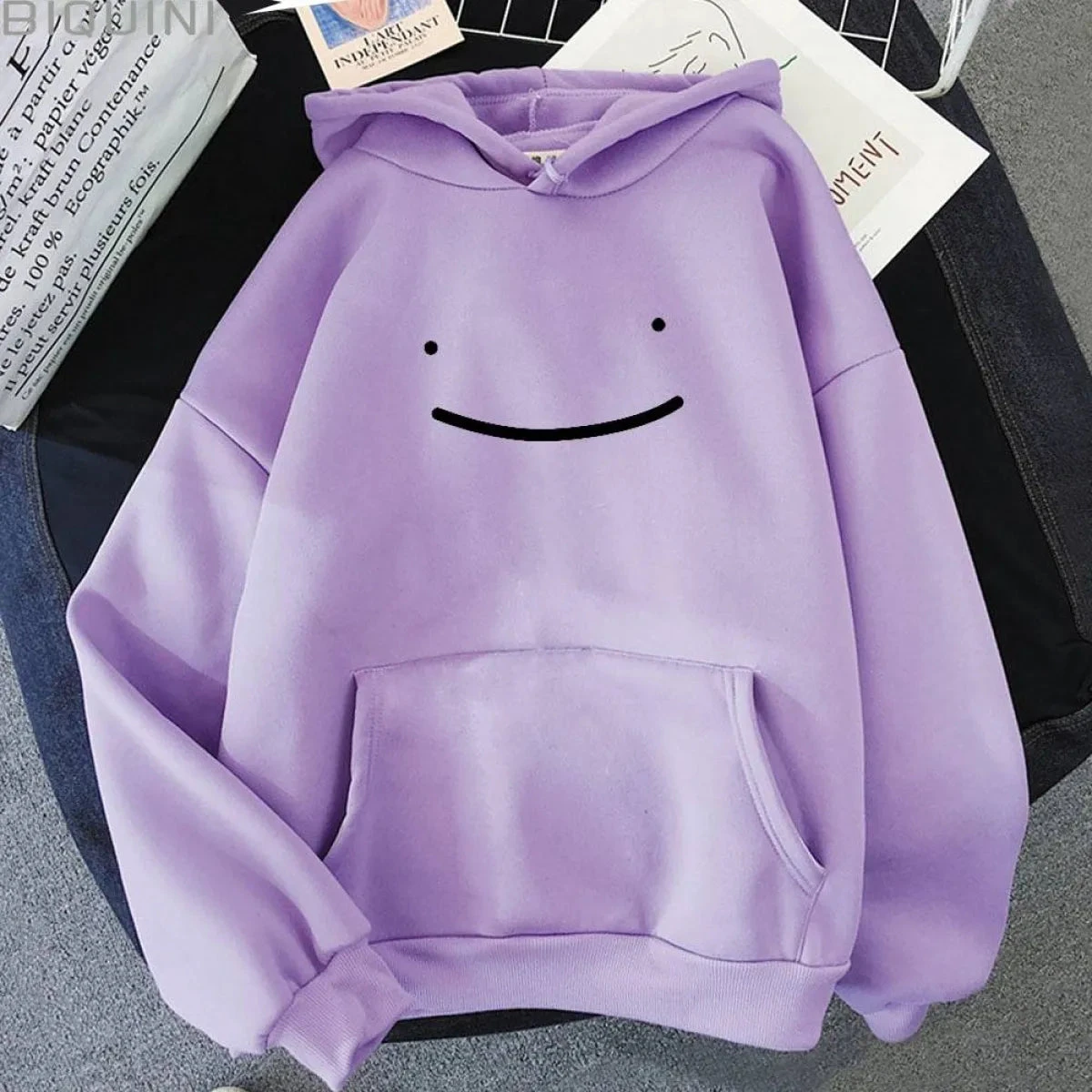 Smiley Printed Hoodie - Image 5