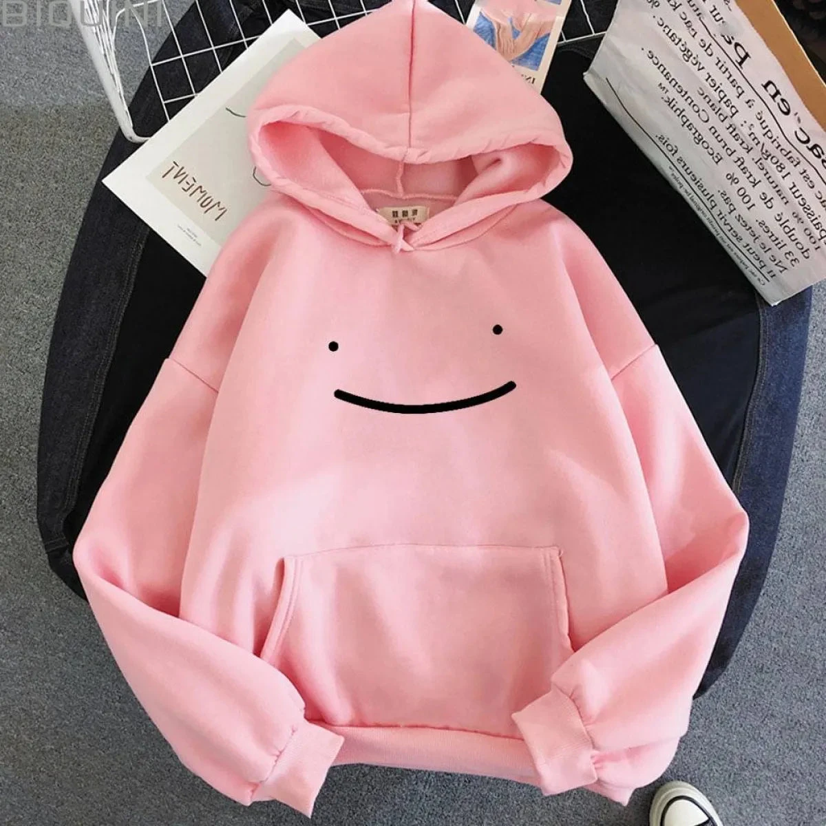 Smiley Printed Hoodie - Image 6