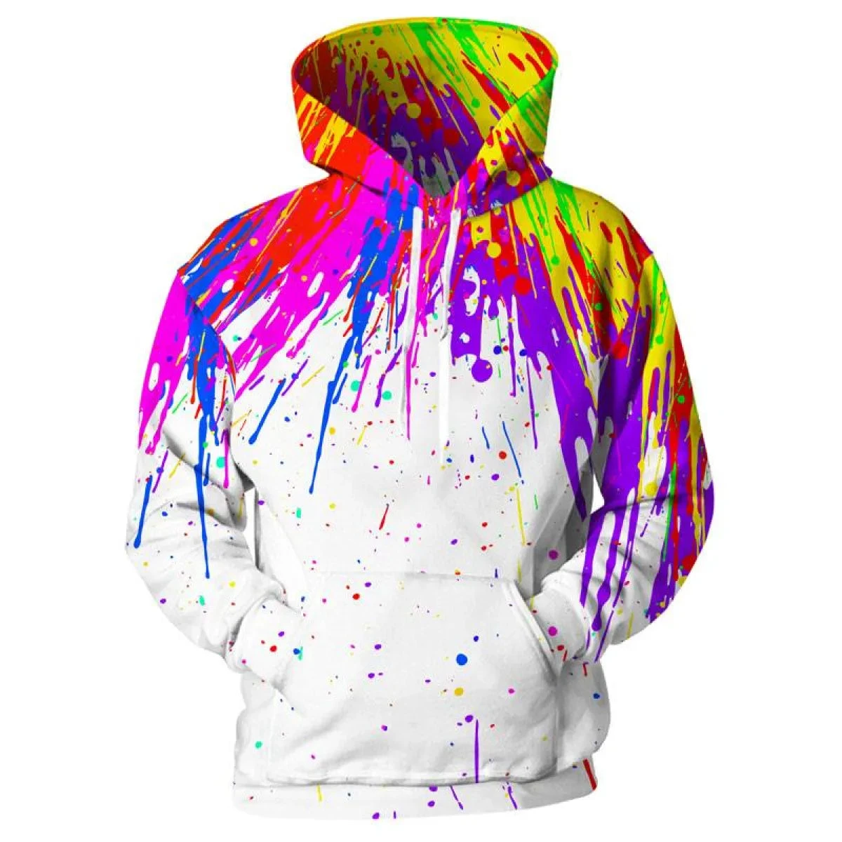 3D Spray Paint Printed Hoodie - Image 4