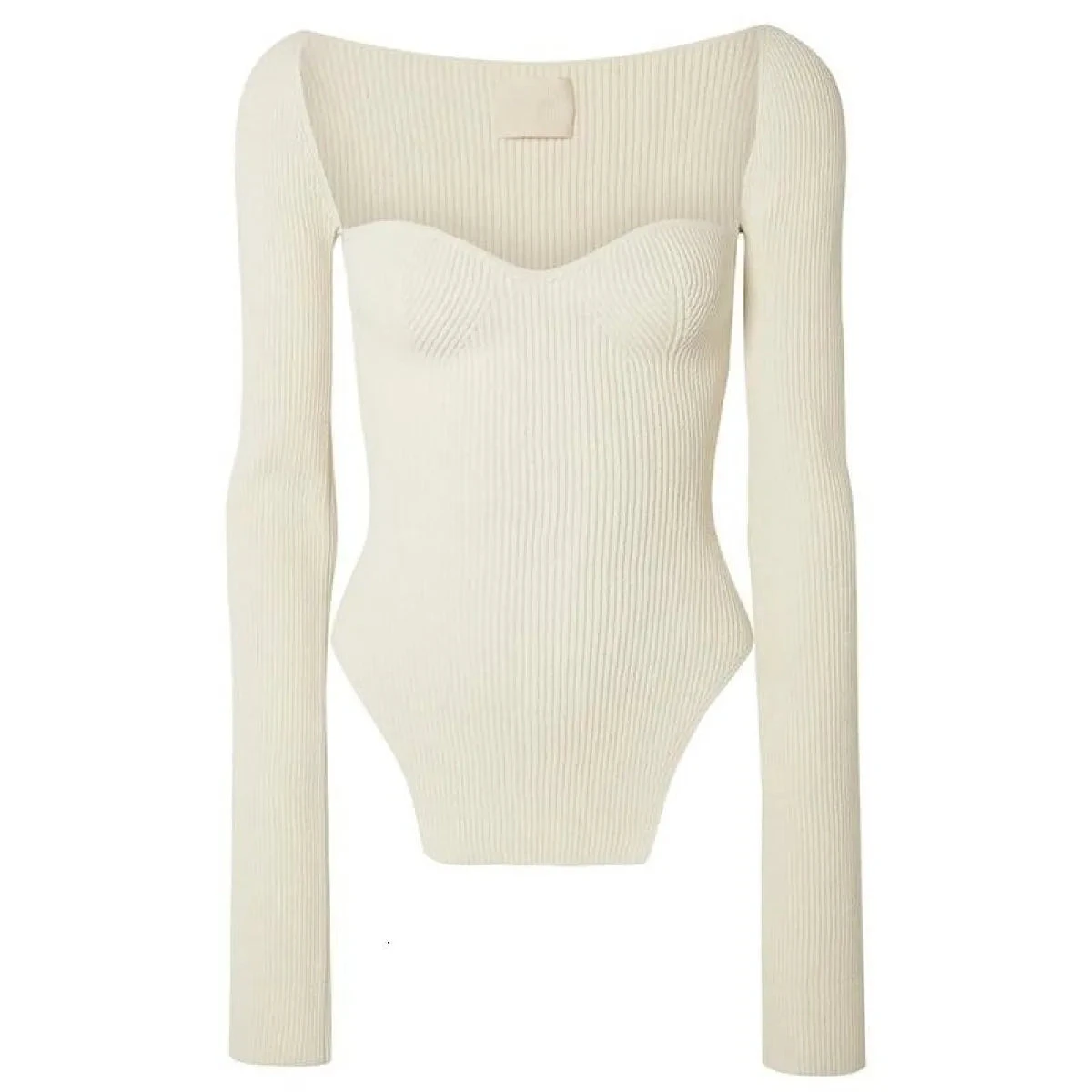 Square Neck Knit Top - Image 3