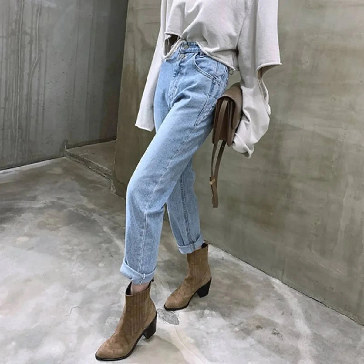 Straight Loose Denim Jeans - Image 6