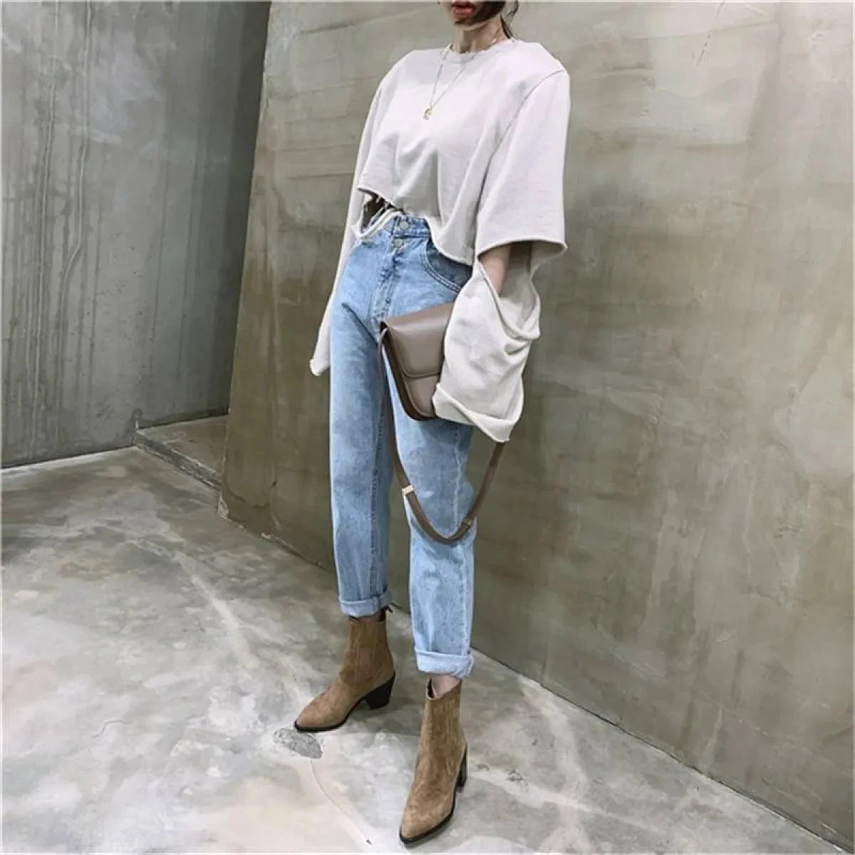 Straight Loose Denim Jeans - Image 8