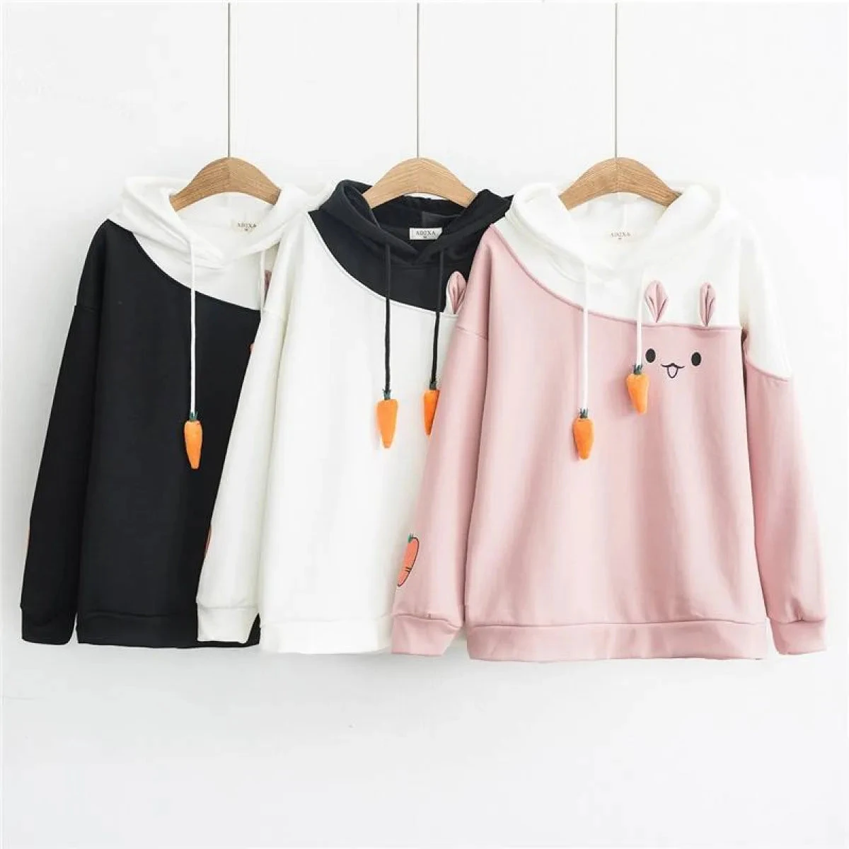 Street Fashion Bunny Hoodie - Image 3