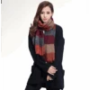 Warm Wide Striped Pashmina Scarf