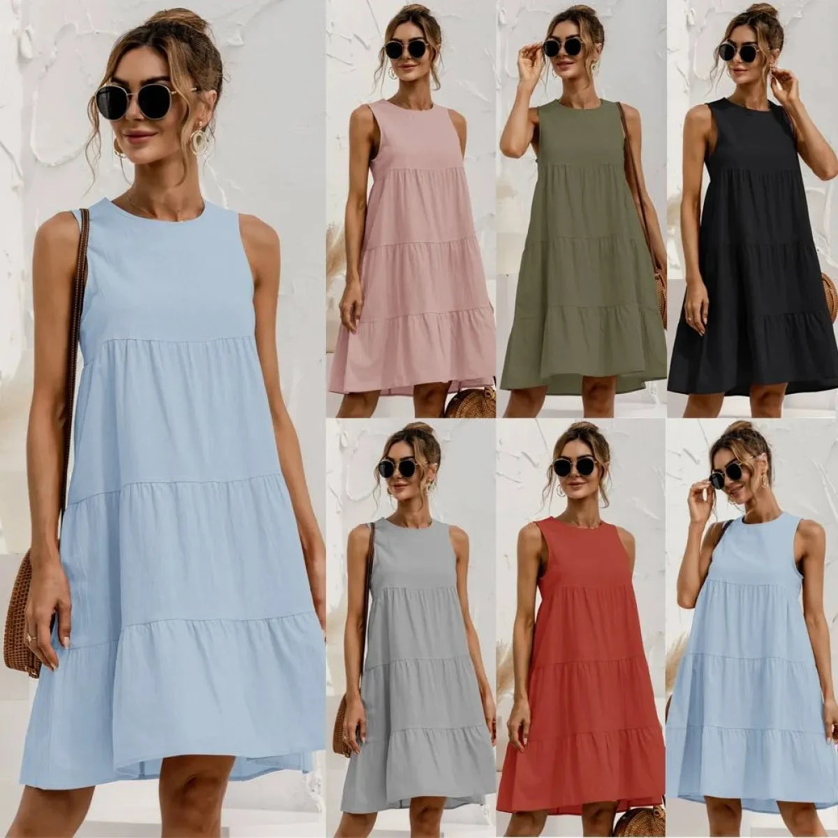 Summer Sleeveless Dress - Image 2