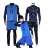 Lock Isagi Yoichi Cosplay Set – Anime Sports Jersey & Jumpsuit