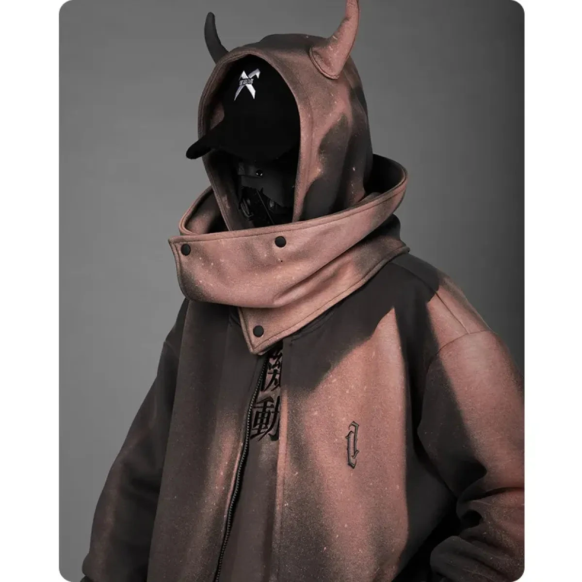 Techwear Devil Hoodie - Image 2