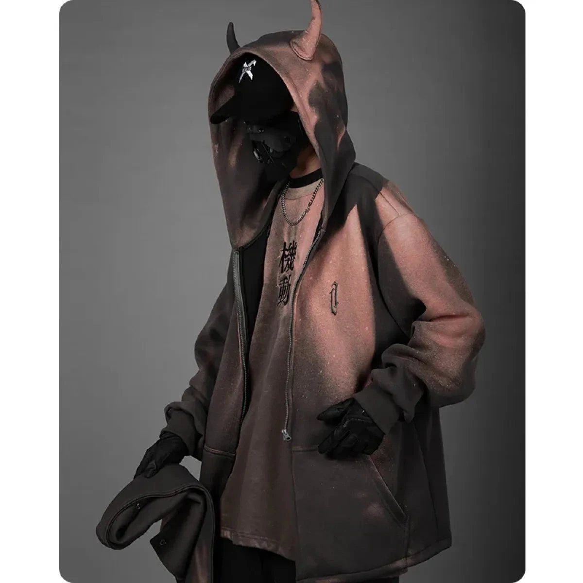 Techwear Devil Hoodie - Image 3