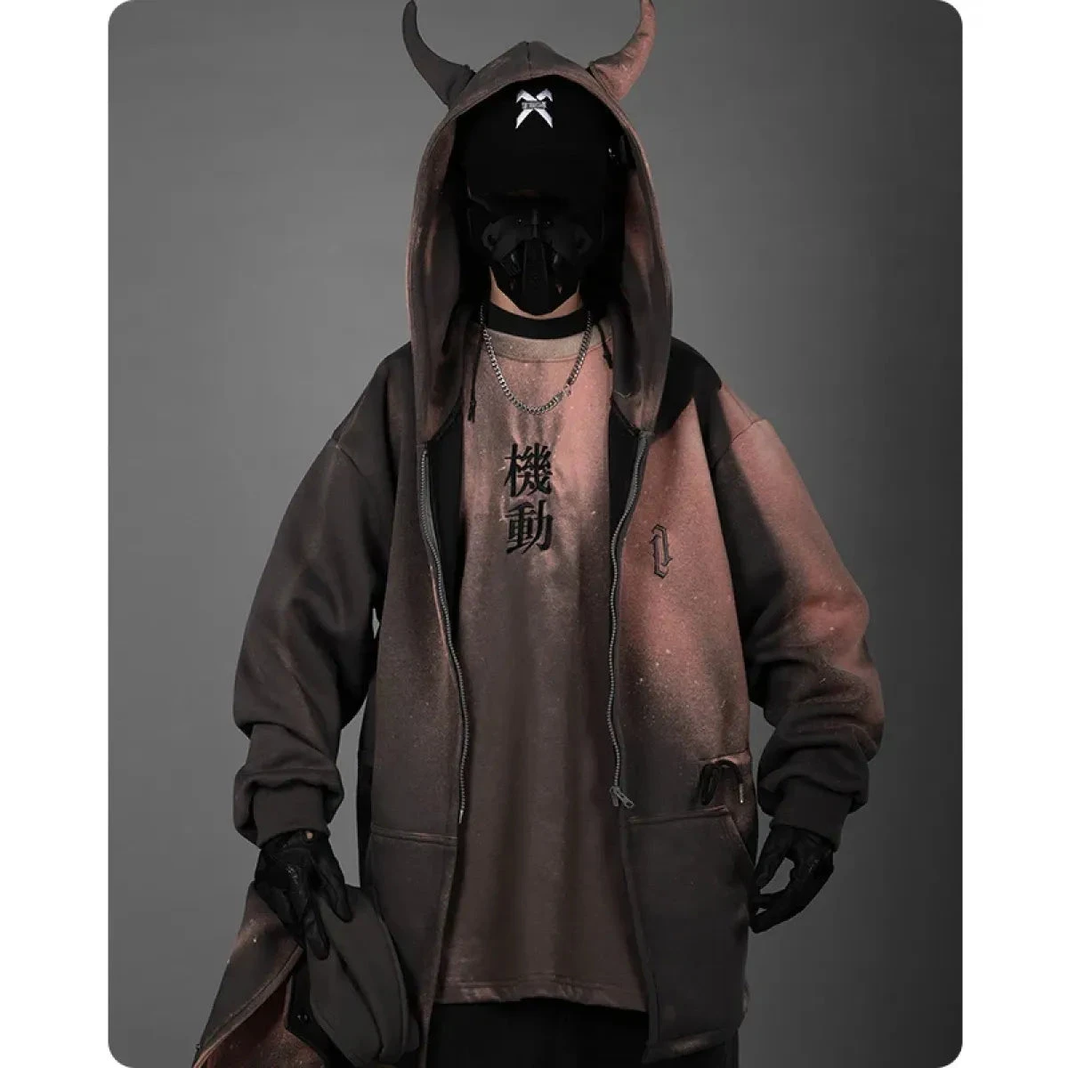 Techwear Devil Hoodie - Image 4