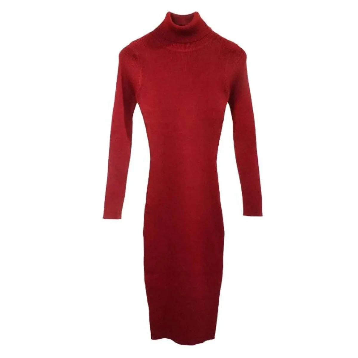 Turtleneck Sweater Dress - Image 6