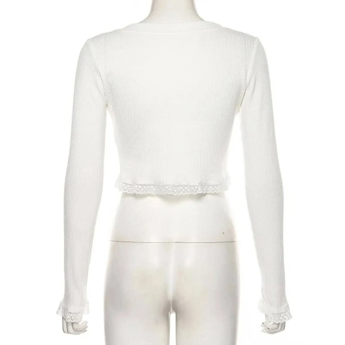 Vintage Gothic Lace Black Cardigan - Image 18