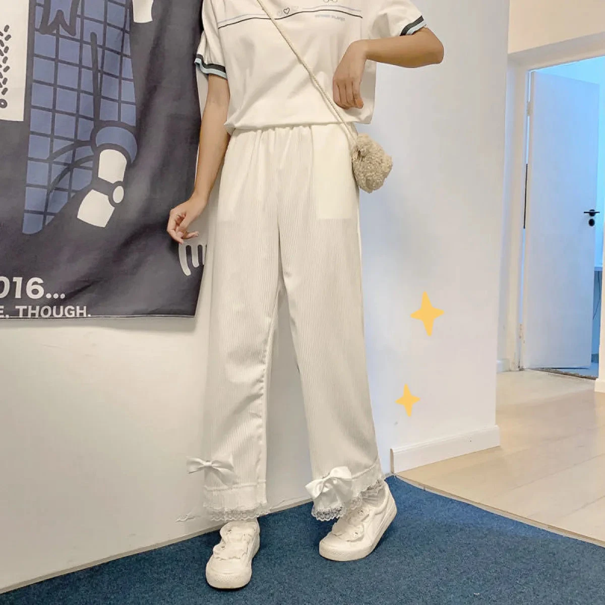 Vintage-Inspired Lolita Corduroy Trousers - Image 17