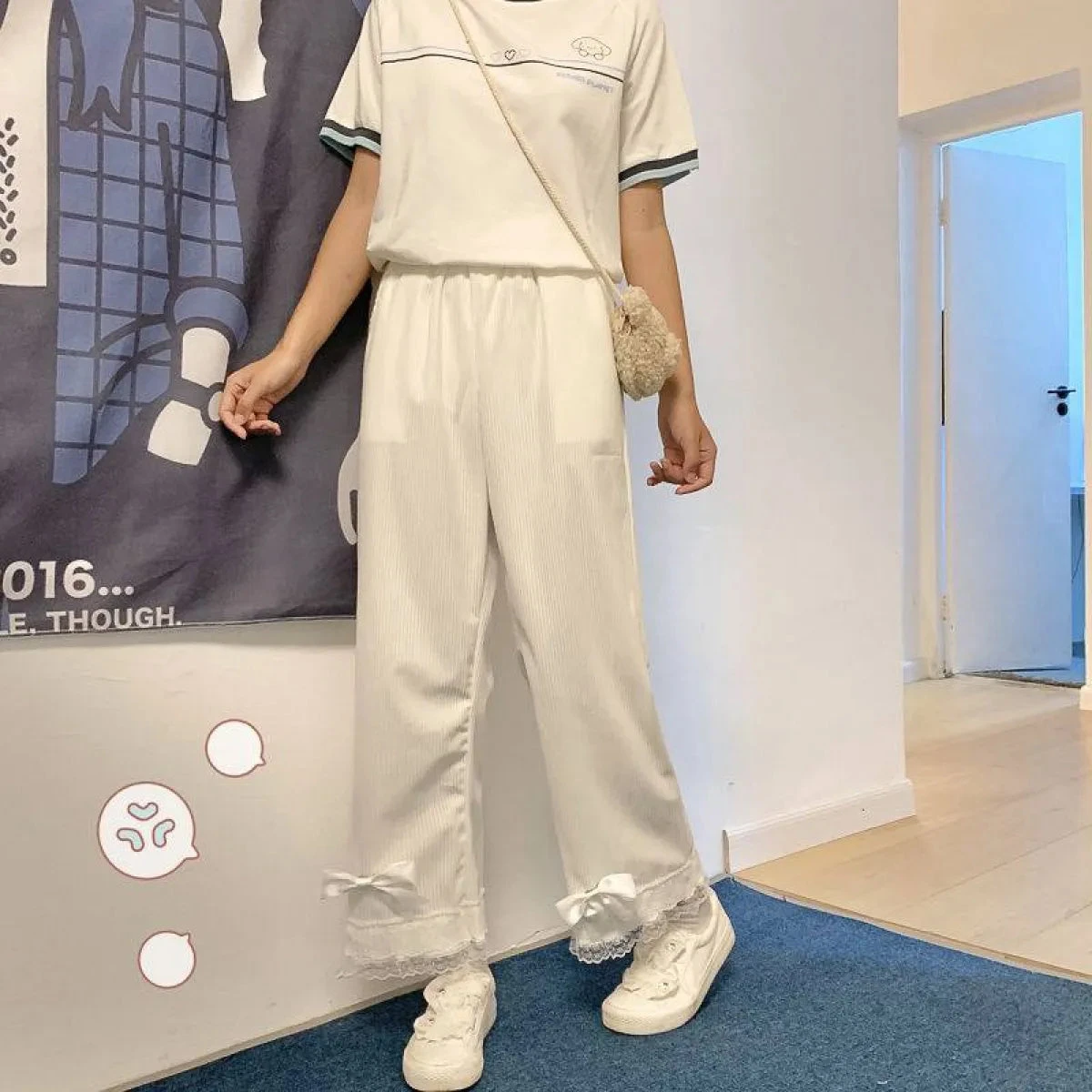 Vintage-Inspired Lolita Corduroy Trousers - Image 5