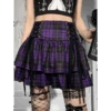 Vintage Plaid Mini Skirt