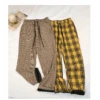 Women Streetwear Plaid Pants