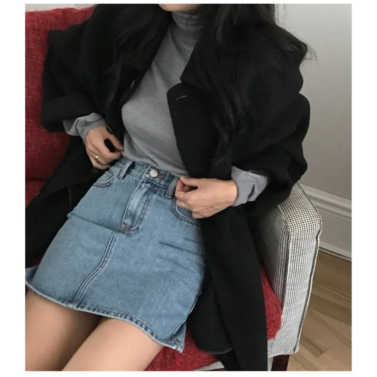 Wool Casual Style Coat - Image 16