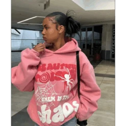 Y2K Harajuku Letter Print Hoodie Set: Hip Hop Streetwear