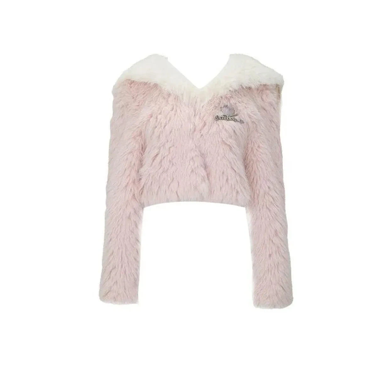 Kawaii Faux Fur Coat & Mini Skirt Set – Y2K Harajuku Outfit - Image 6