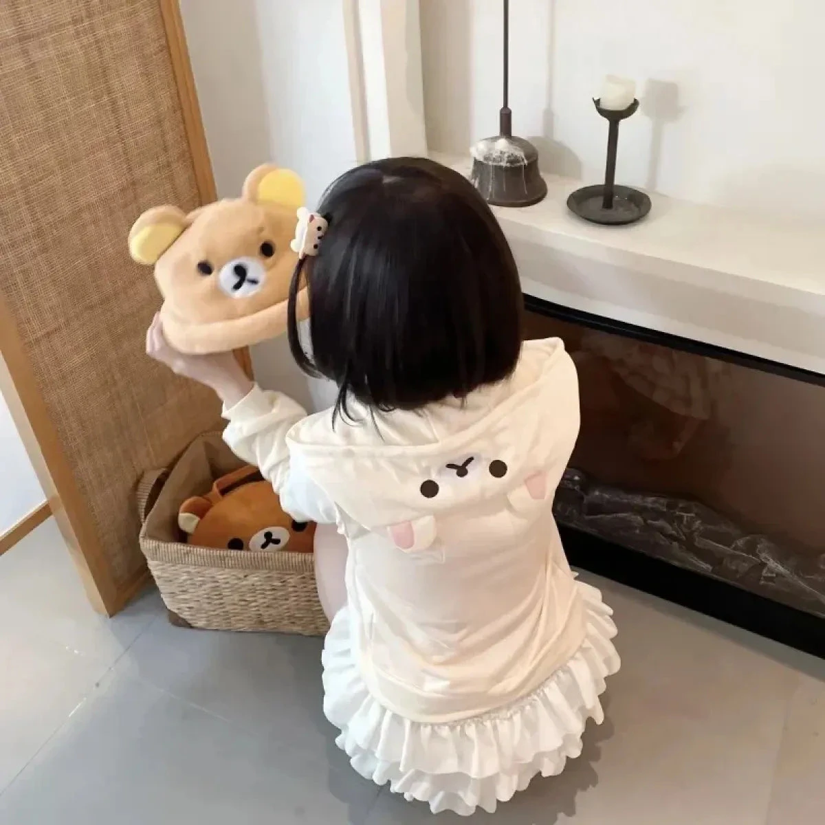 Y2K Harajuku Kawaii Hoodie – Sweet Soft Girl Zipper Cartoon Jacket - Image 6