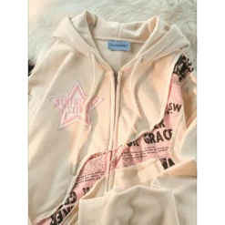 Y2K Vintage Zip-Up Hoodie